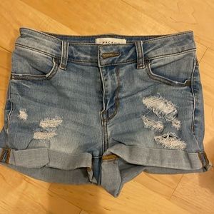 Jean shorts worn multiple times but in very good condition!
